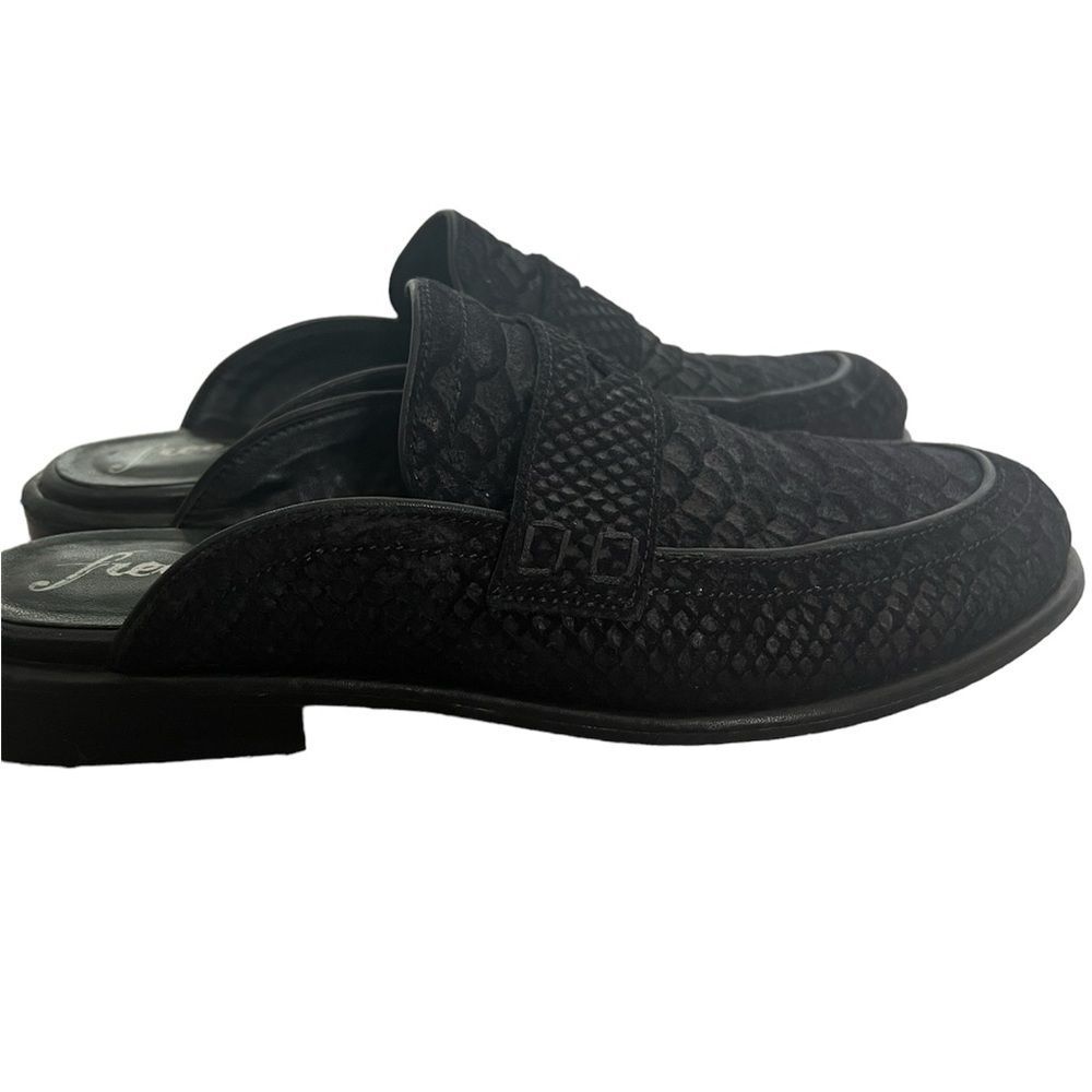 Free People Black Slip-on Loafers - Picture 4 of 7